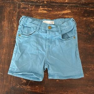 Zara baby size 2-3 year blue shorts with adjustable waist band